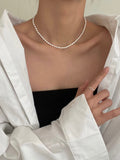 [925silver] freshwater pearl necklace