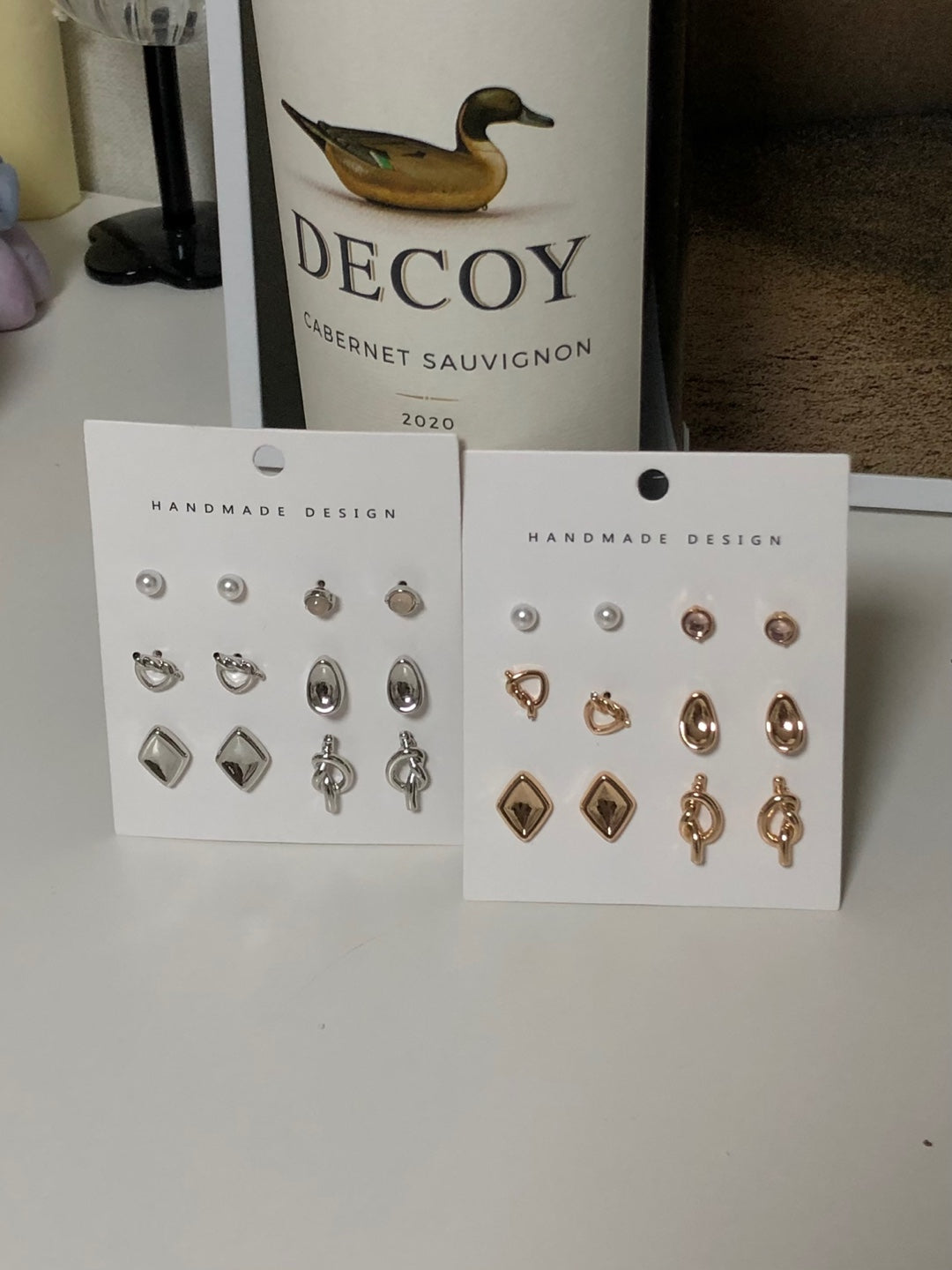 6-in-1 mini twisted earrings set