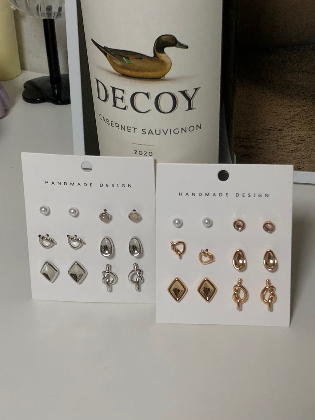 6-in-1 mini twisted earrings set