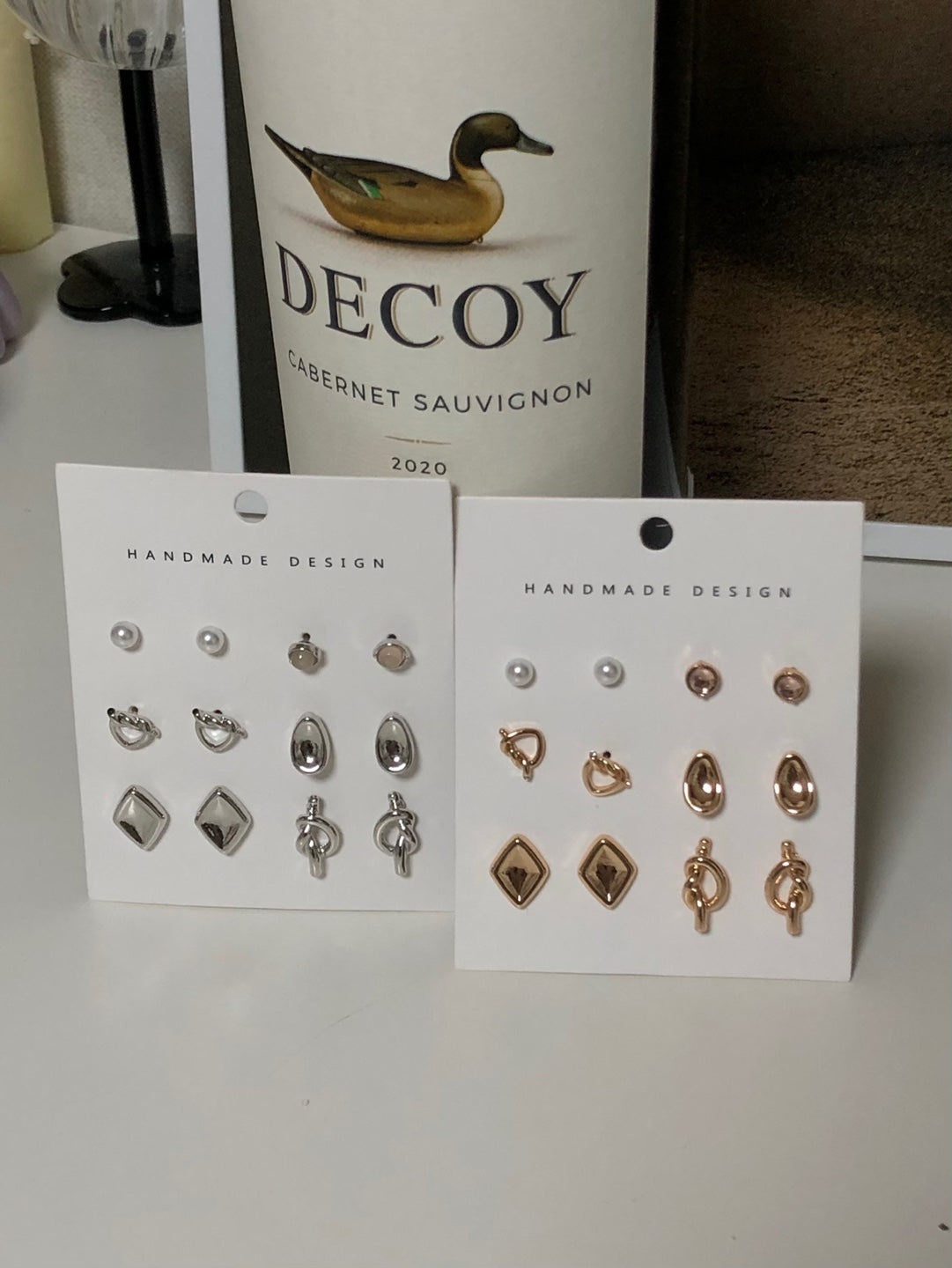 6-in-1 mini twisted earrings set