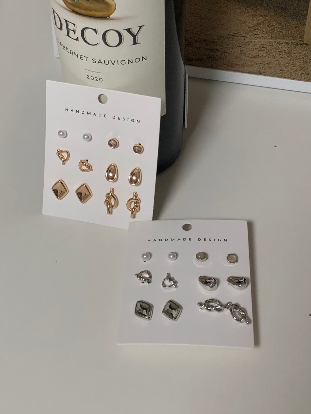 6-in-1 mini twisted earrings set