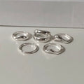 5-in-1 wave layered ring set