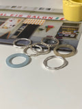 7-in-1 acrylic layered ring set