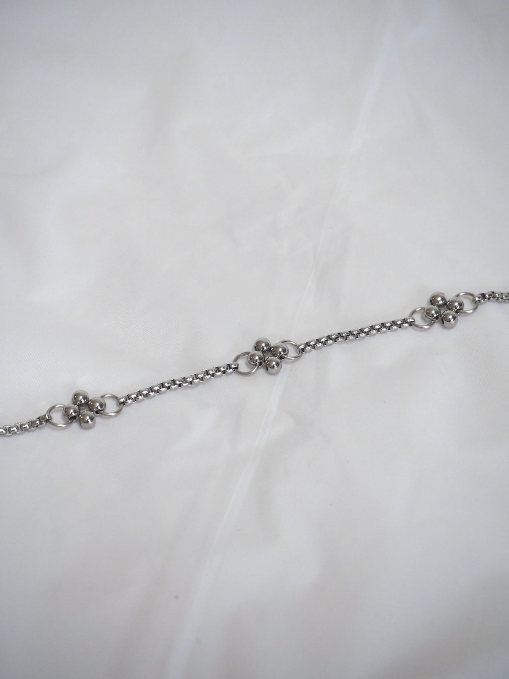 [surgical steel] clover ball bracelet
