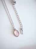 [surgical steel] basic gemstone necklace