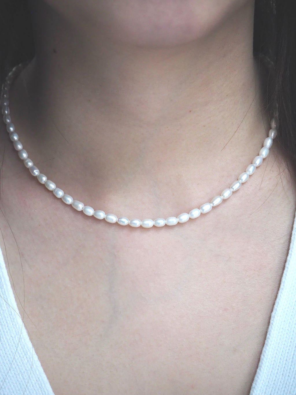 [925silver] freshwater pearl necklace
