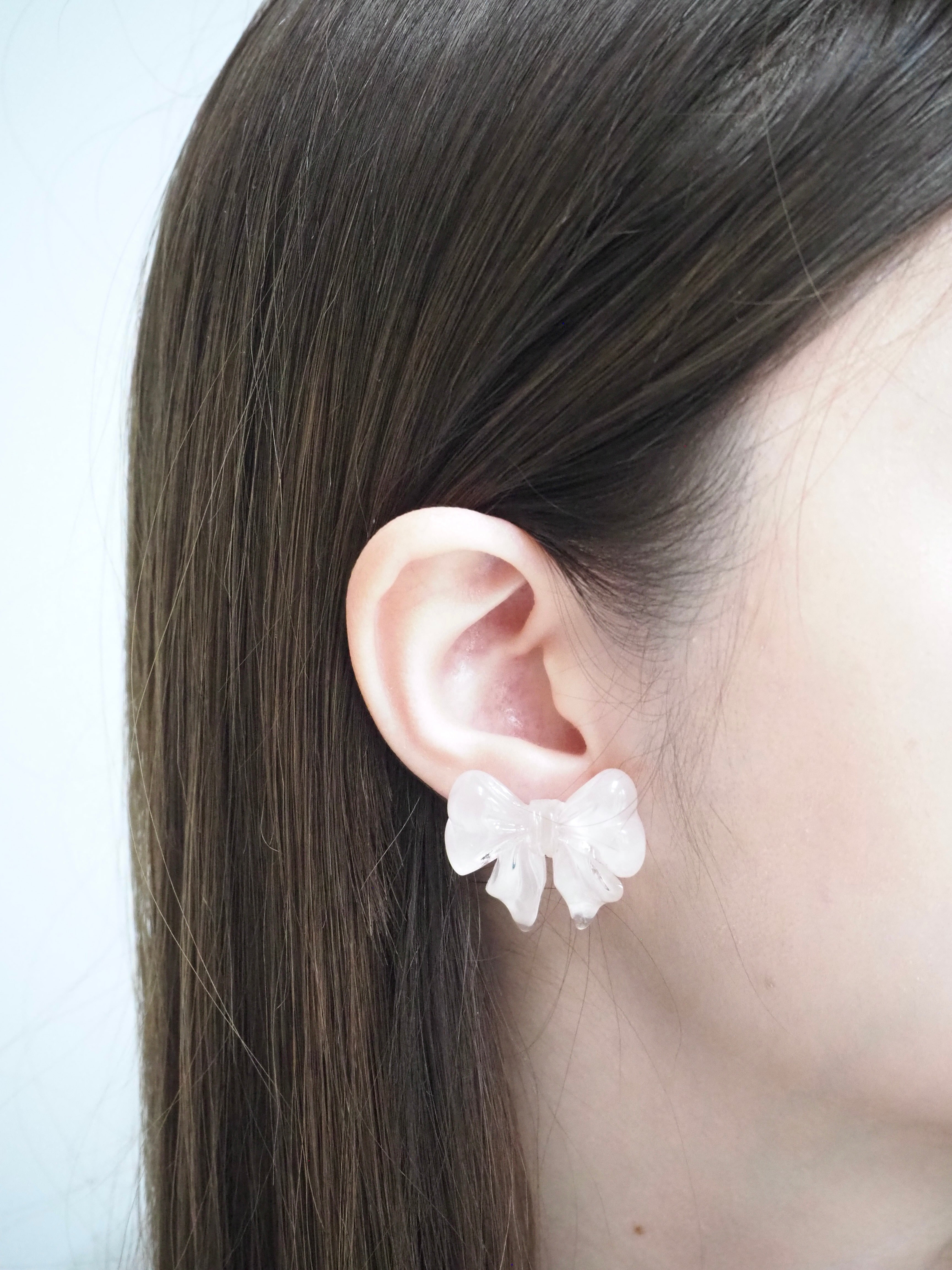 3-in-1 ribbon earrings set