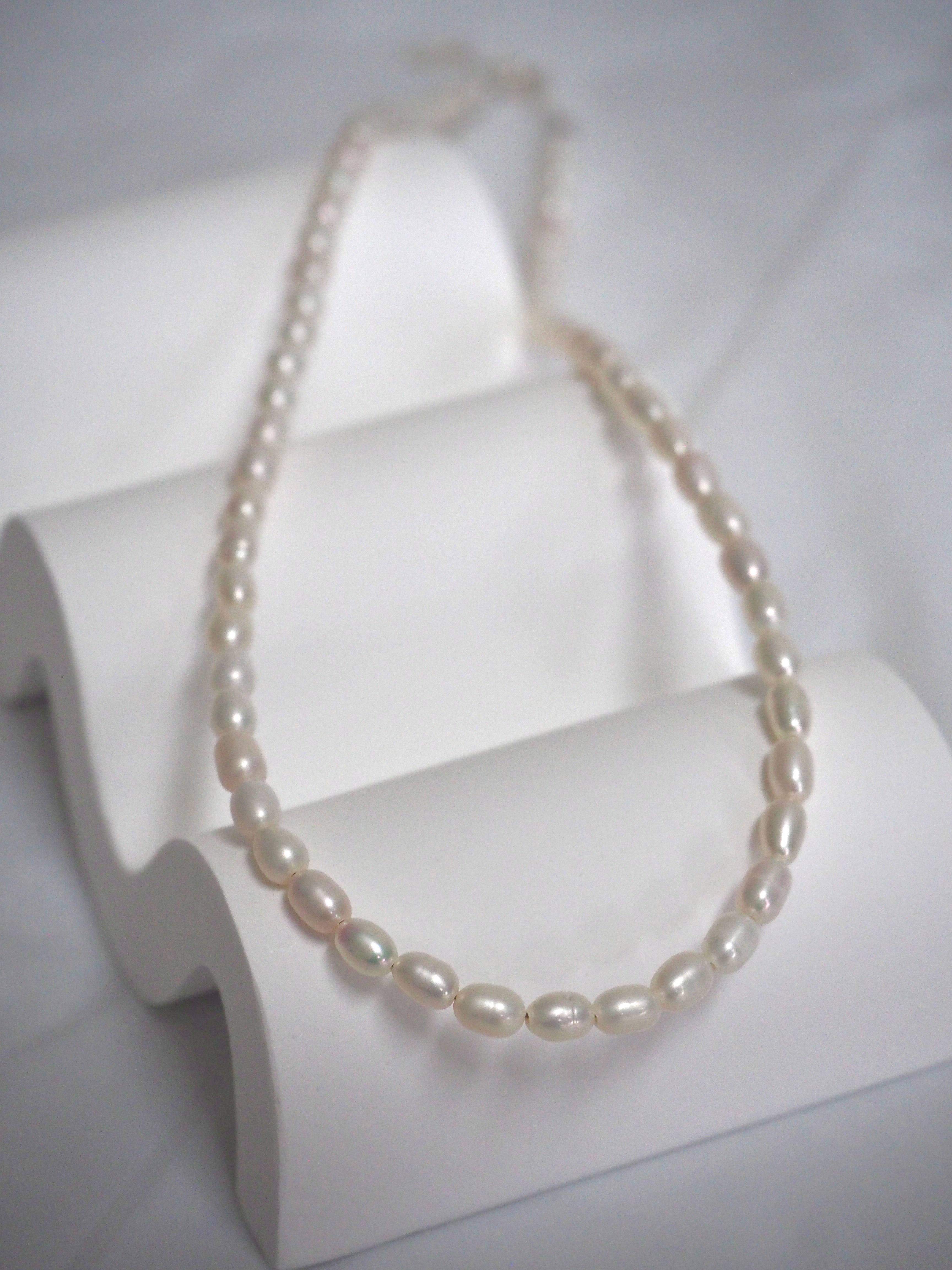 [925silver] freshwater pearl necklace