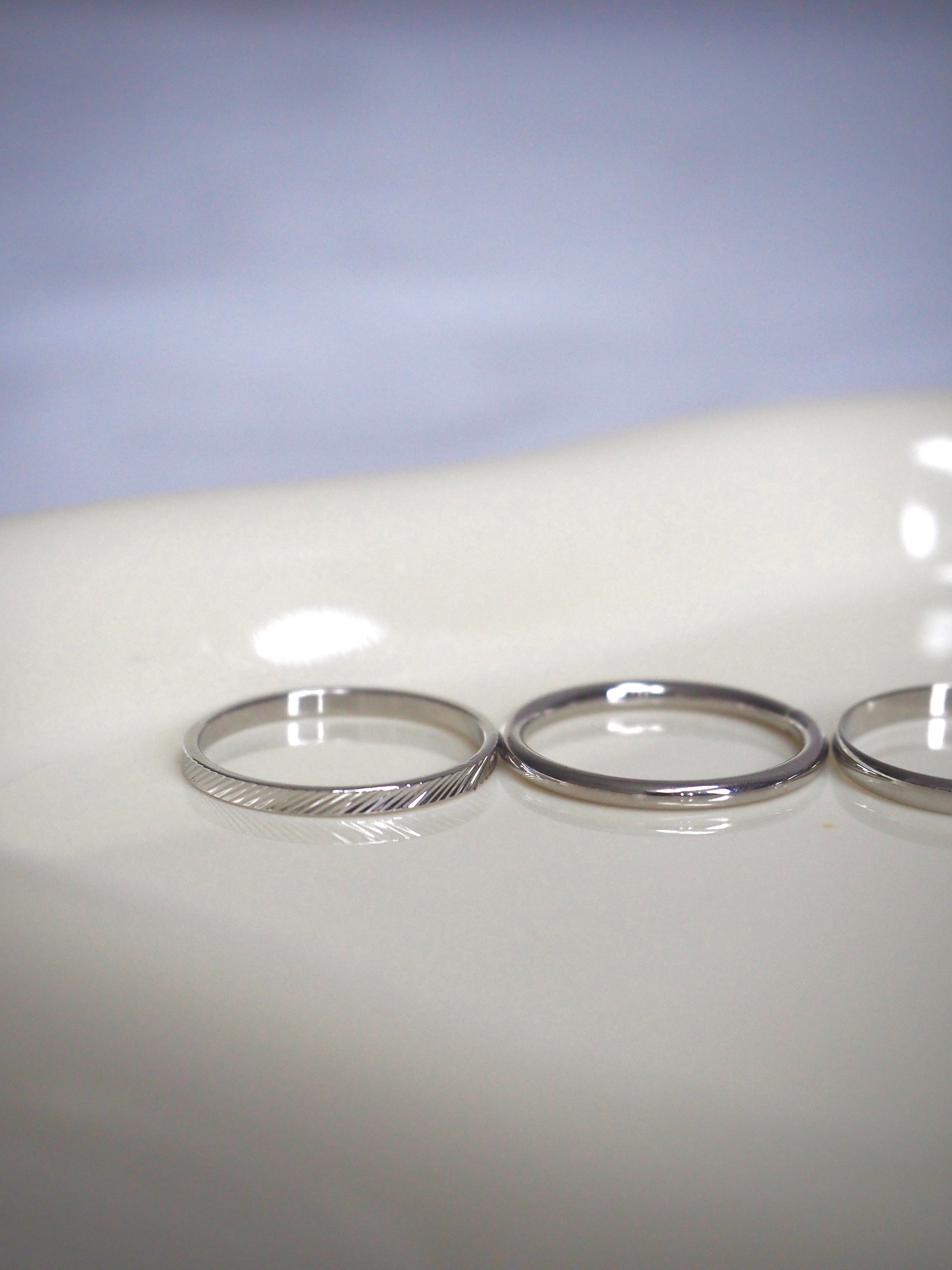 6-in-1 flower layered ring set