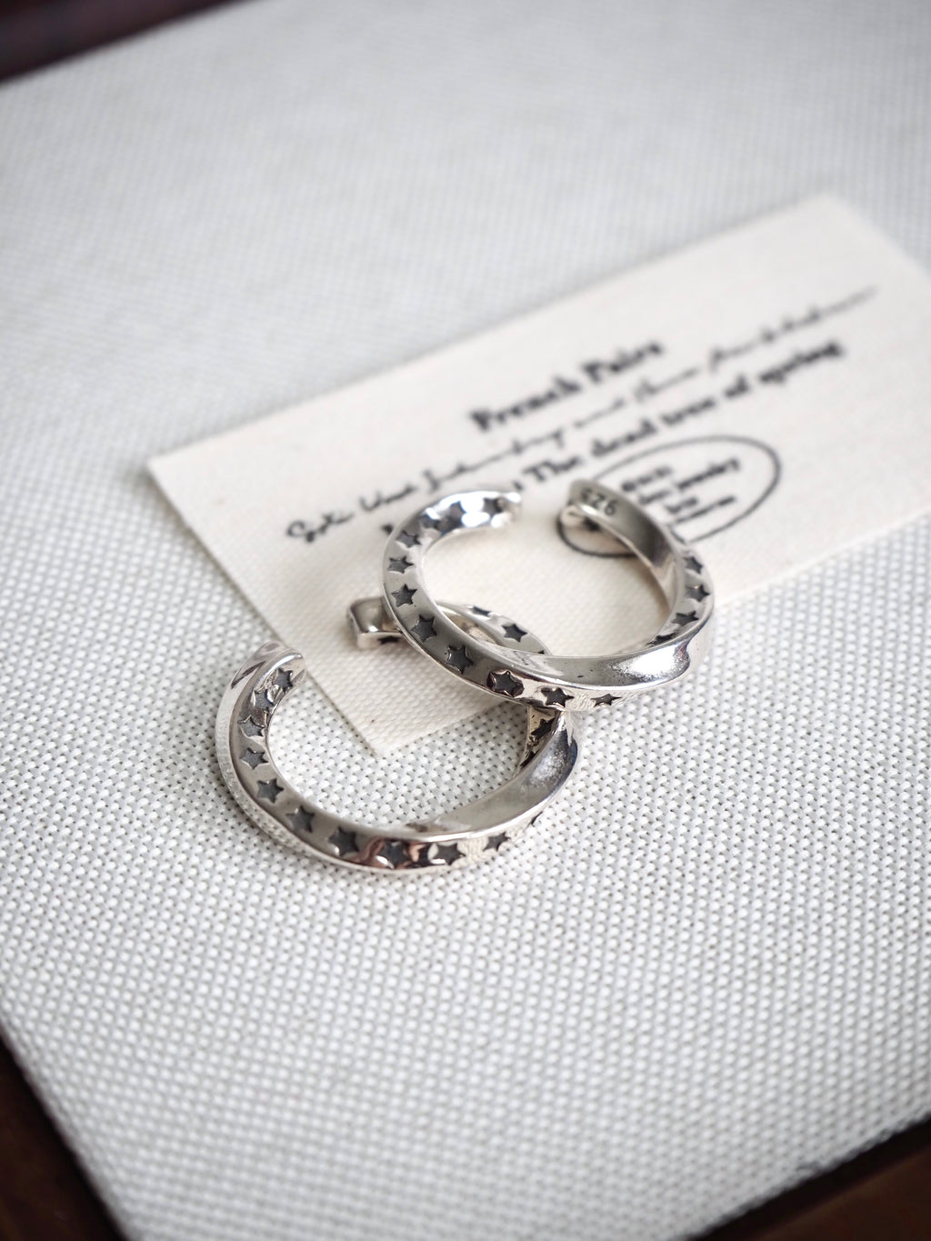 vintage star twist ring