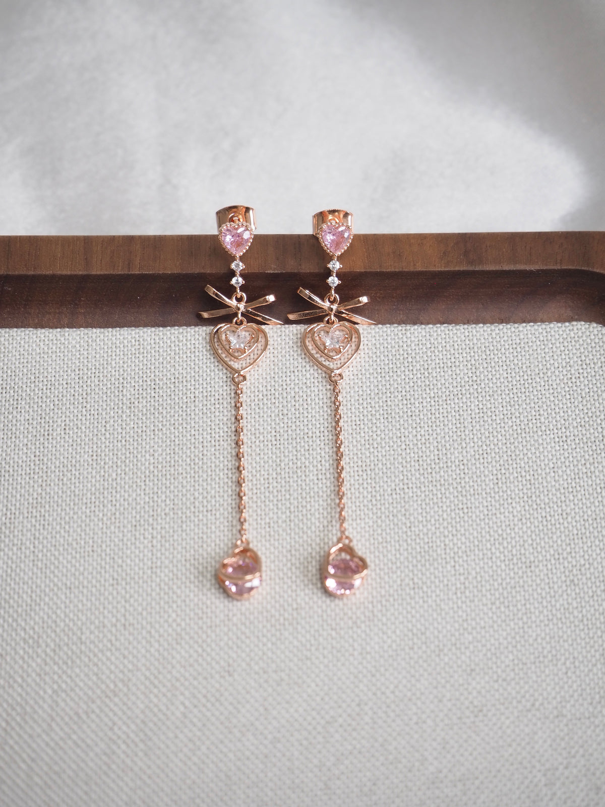 belle cascade earrings
