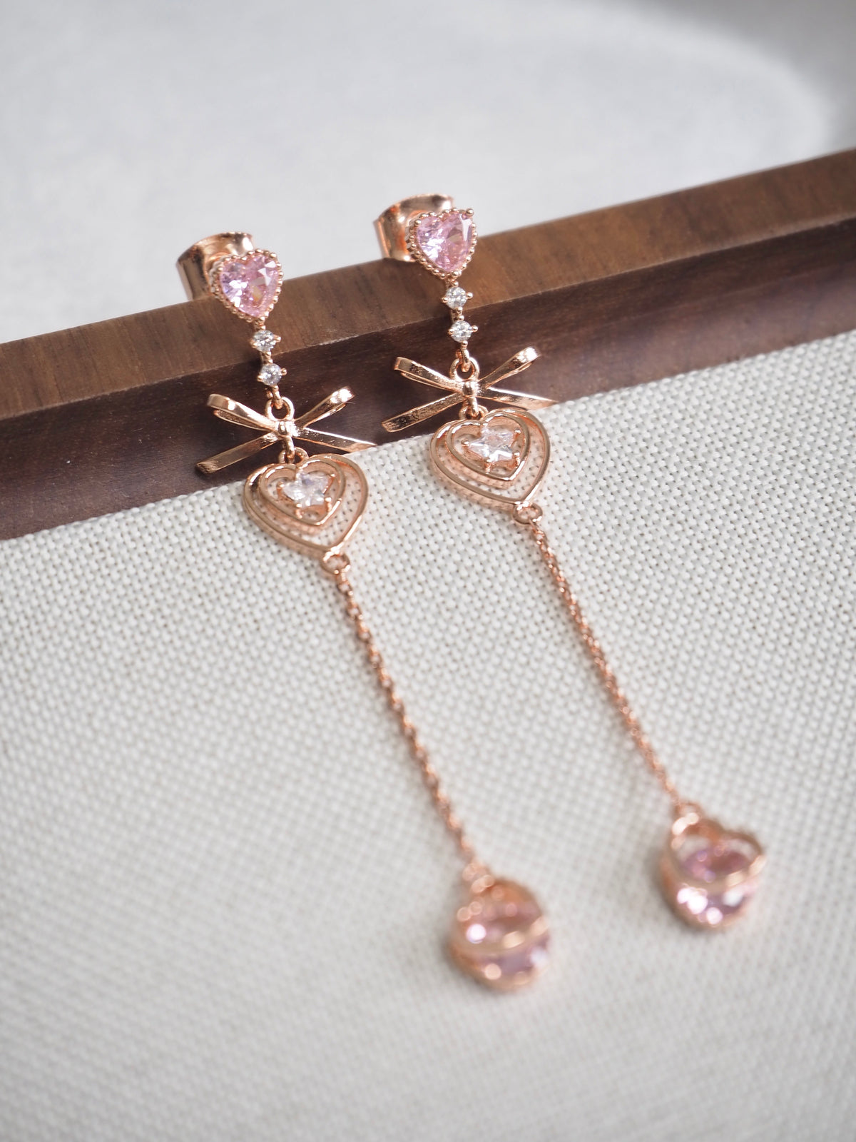 belle cascade earrings