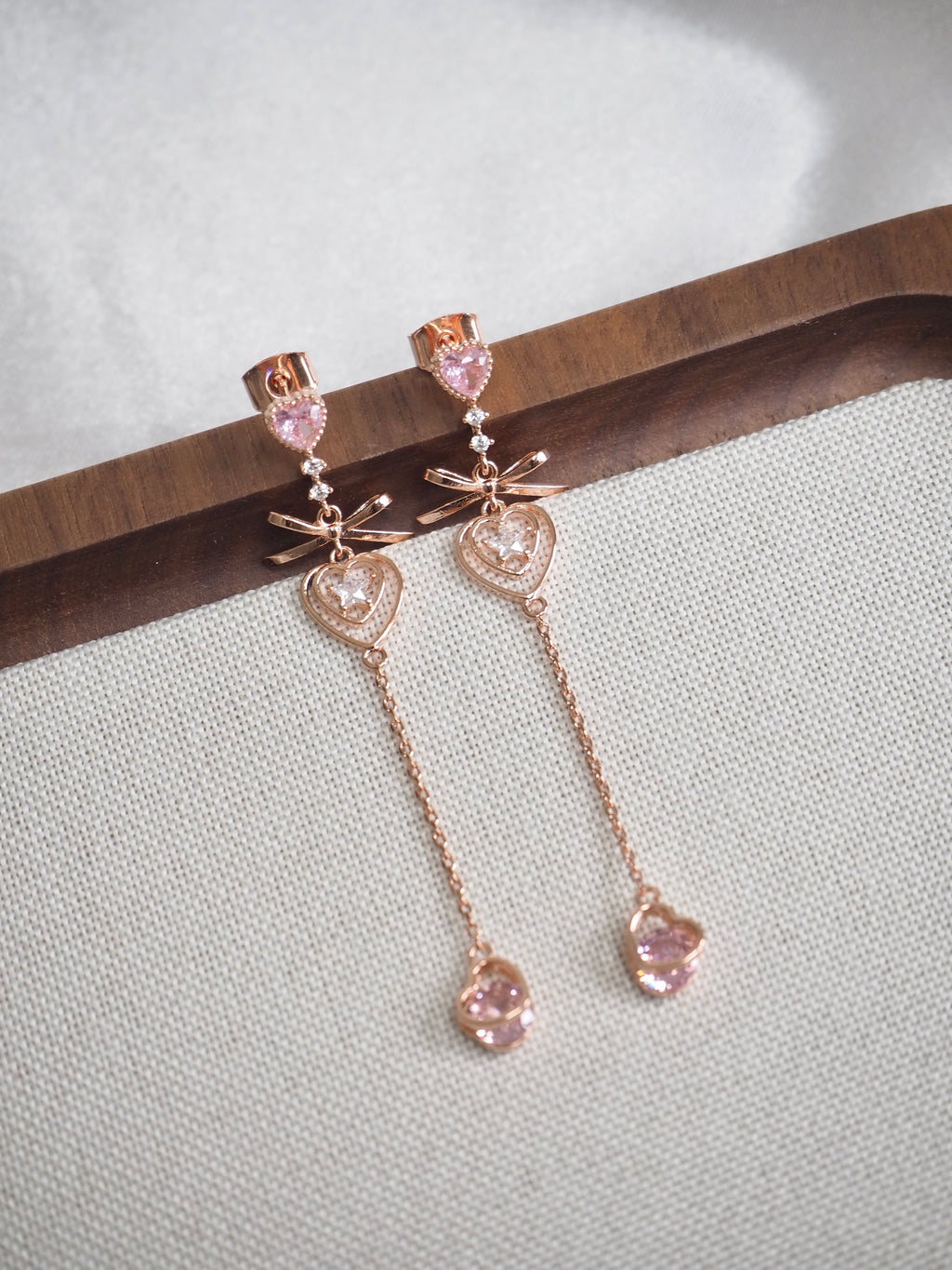 belle cascade earrings