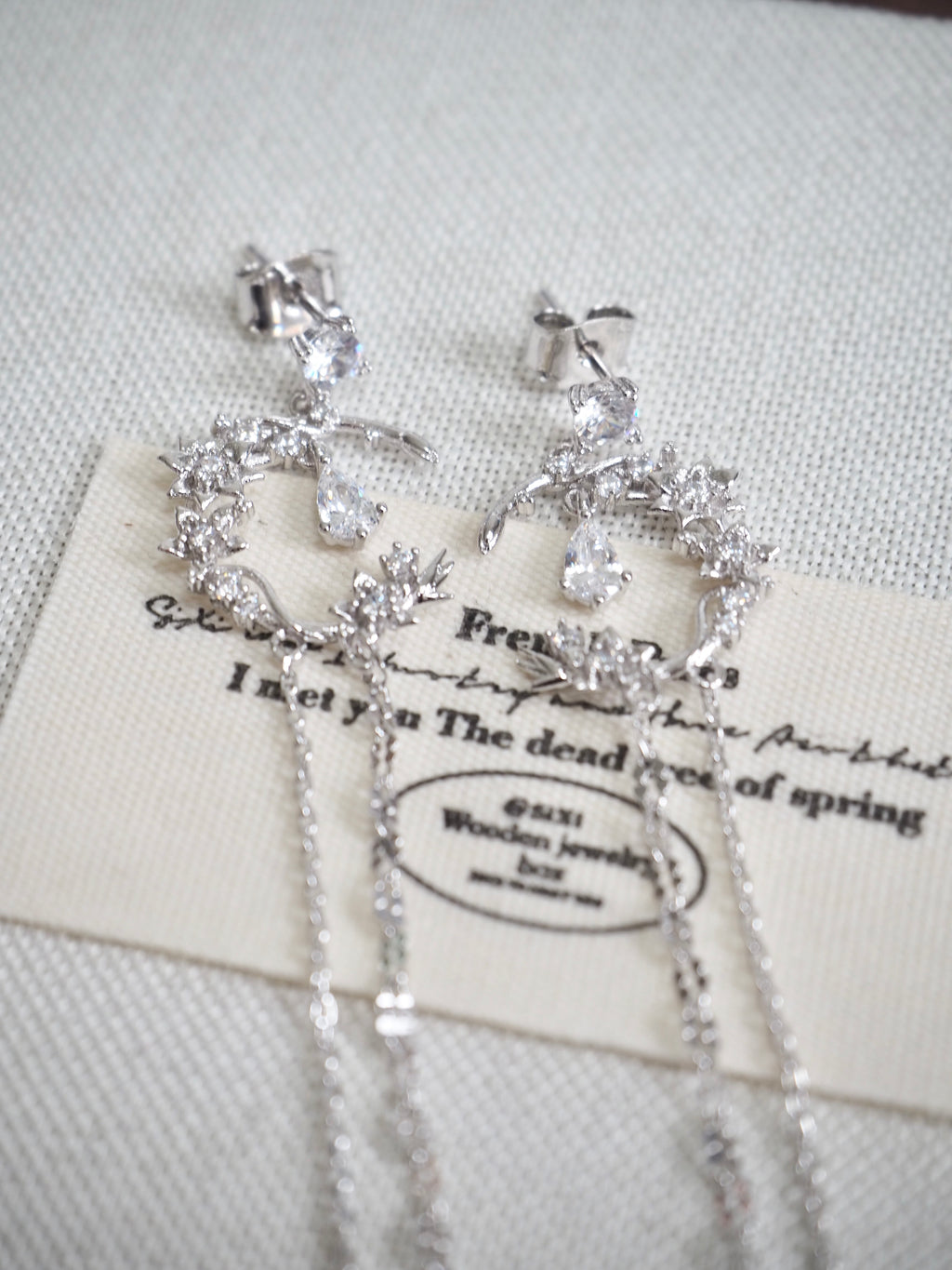moonlit drop earrings