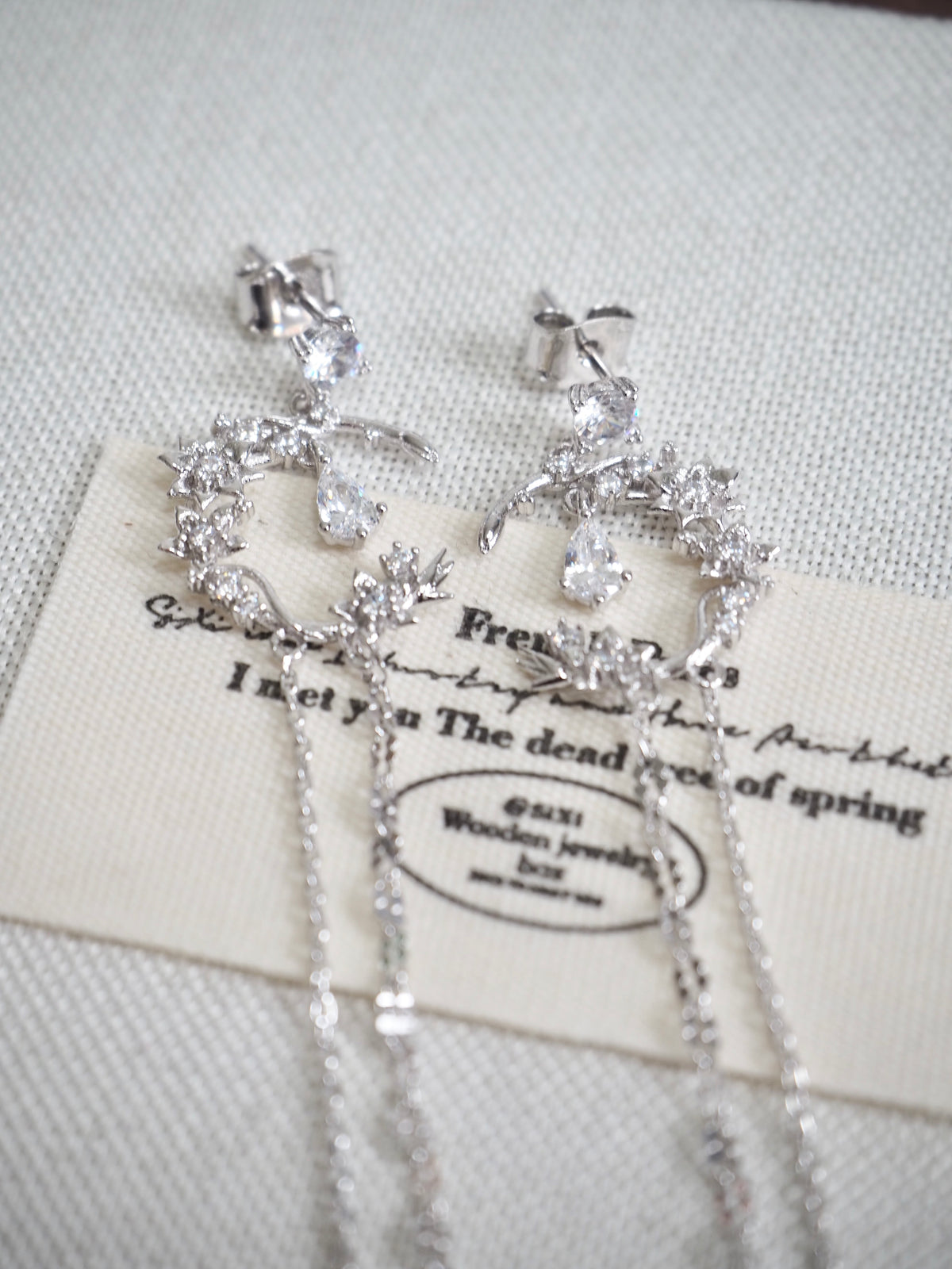 moonlit drop earrings