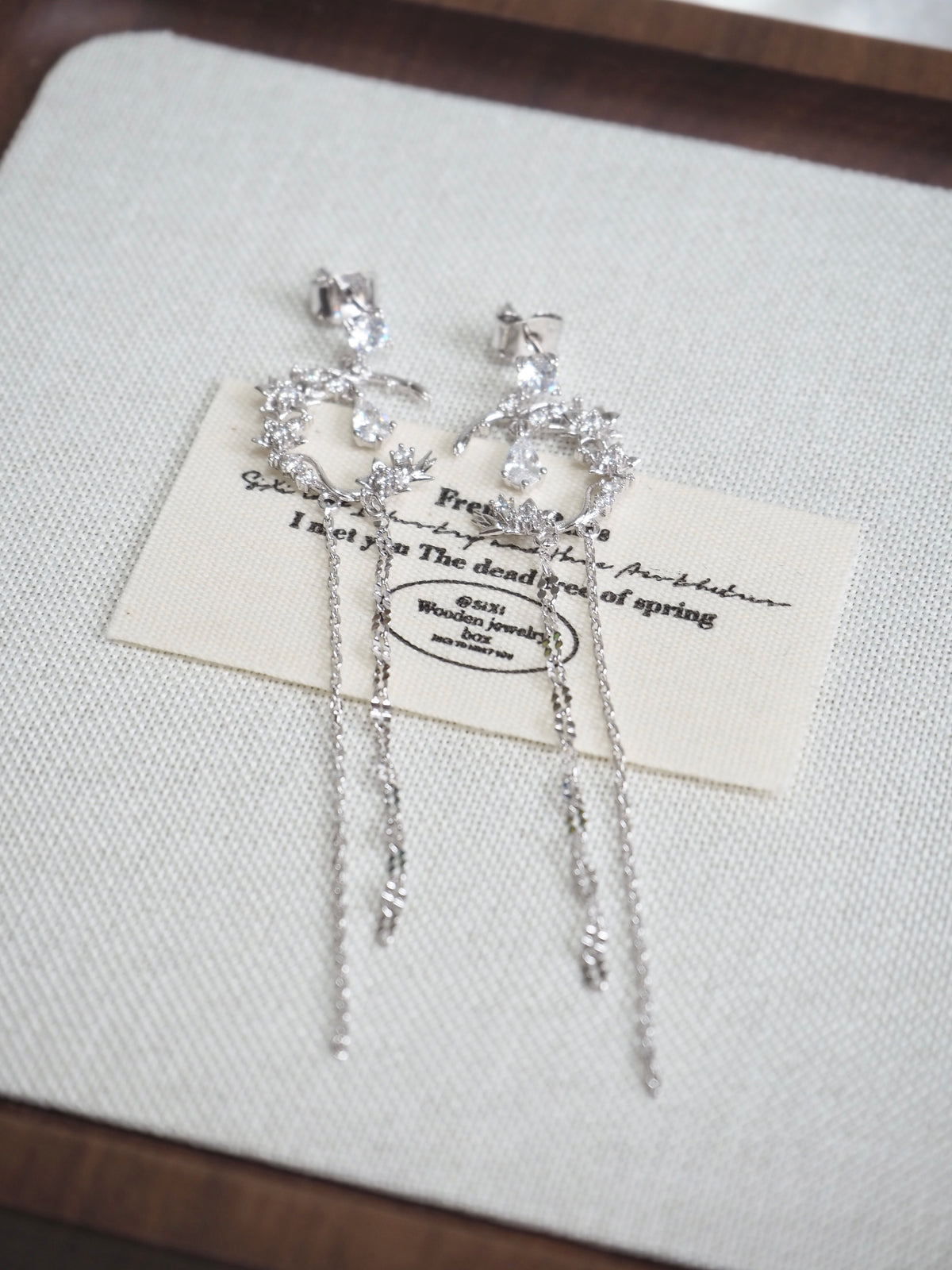 moonlit drop earrings
