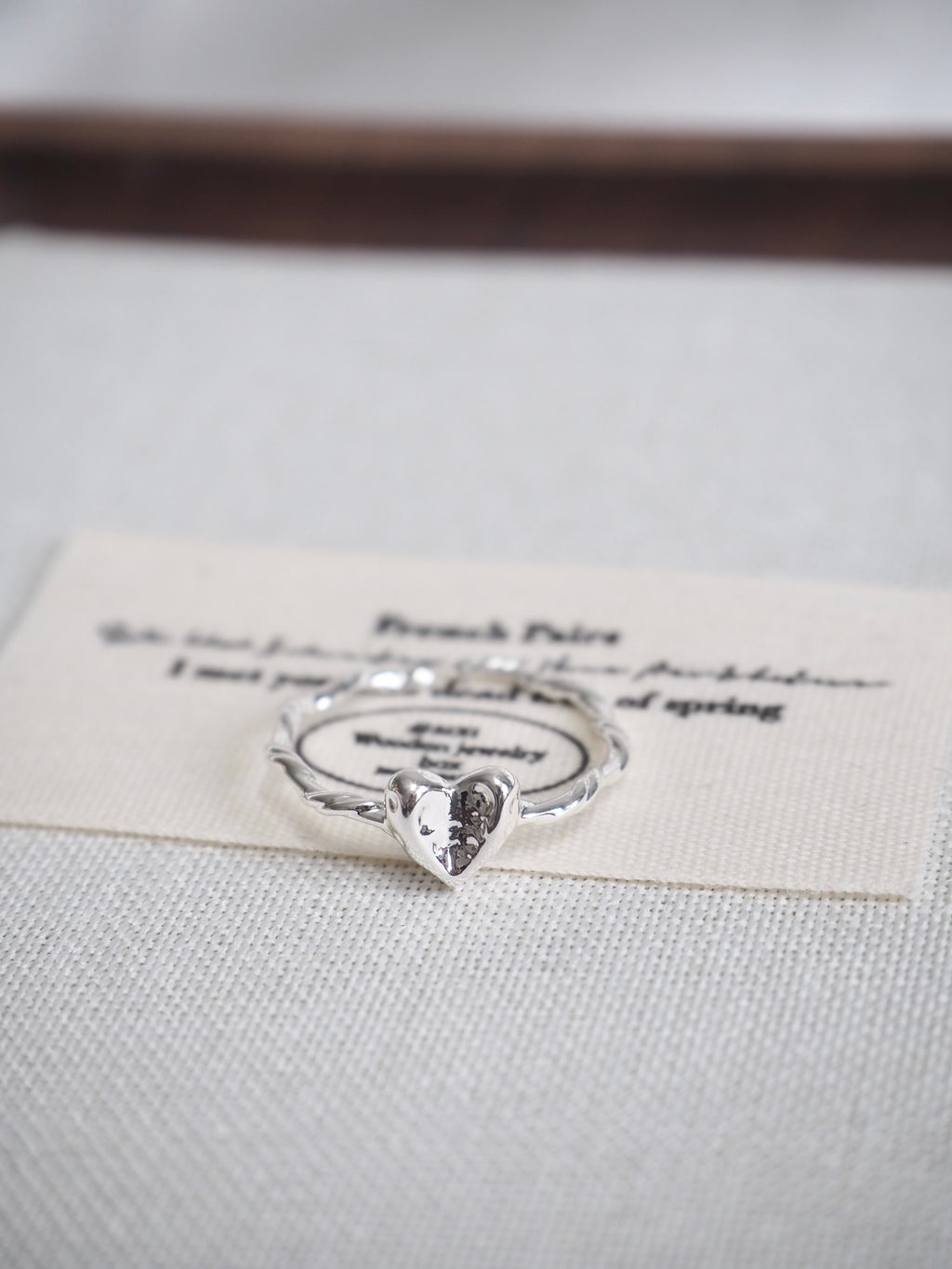 mini heart daily ring