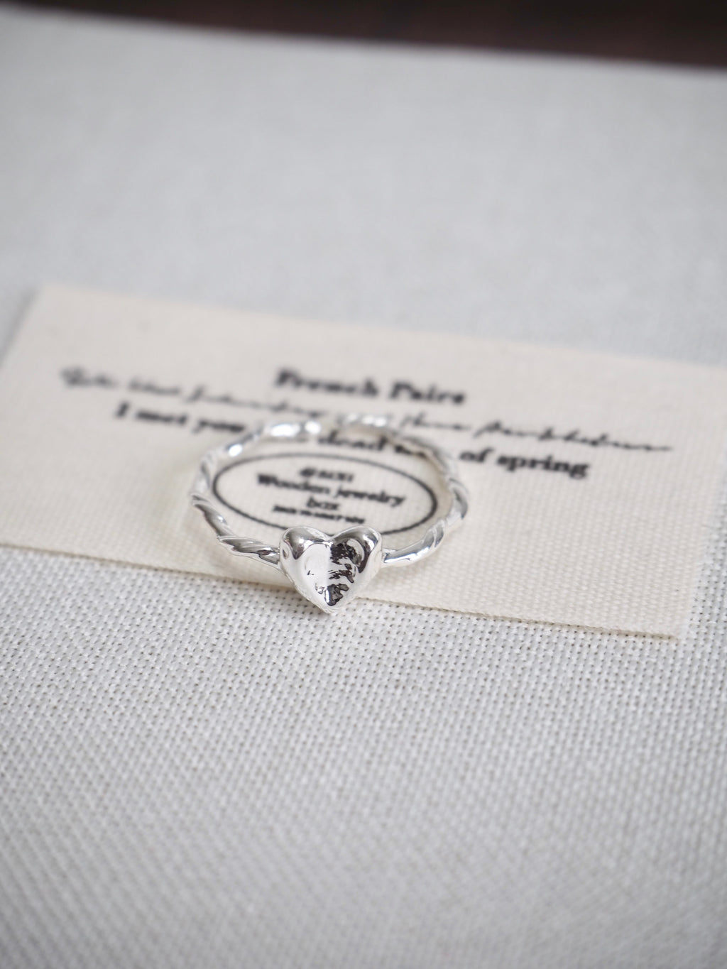 mini heart daily ring