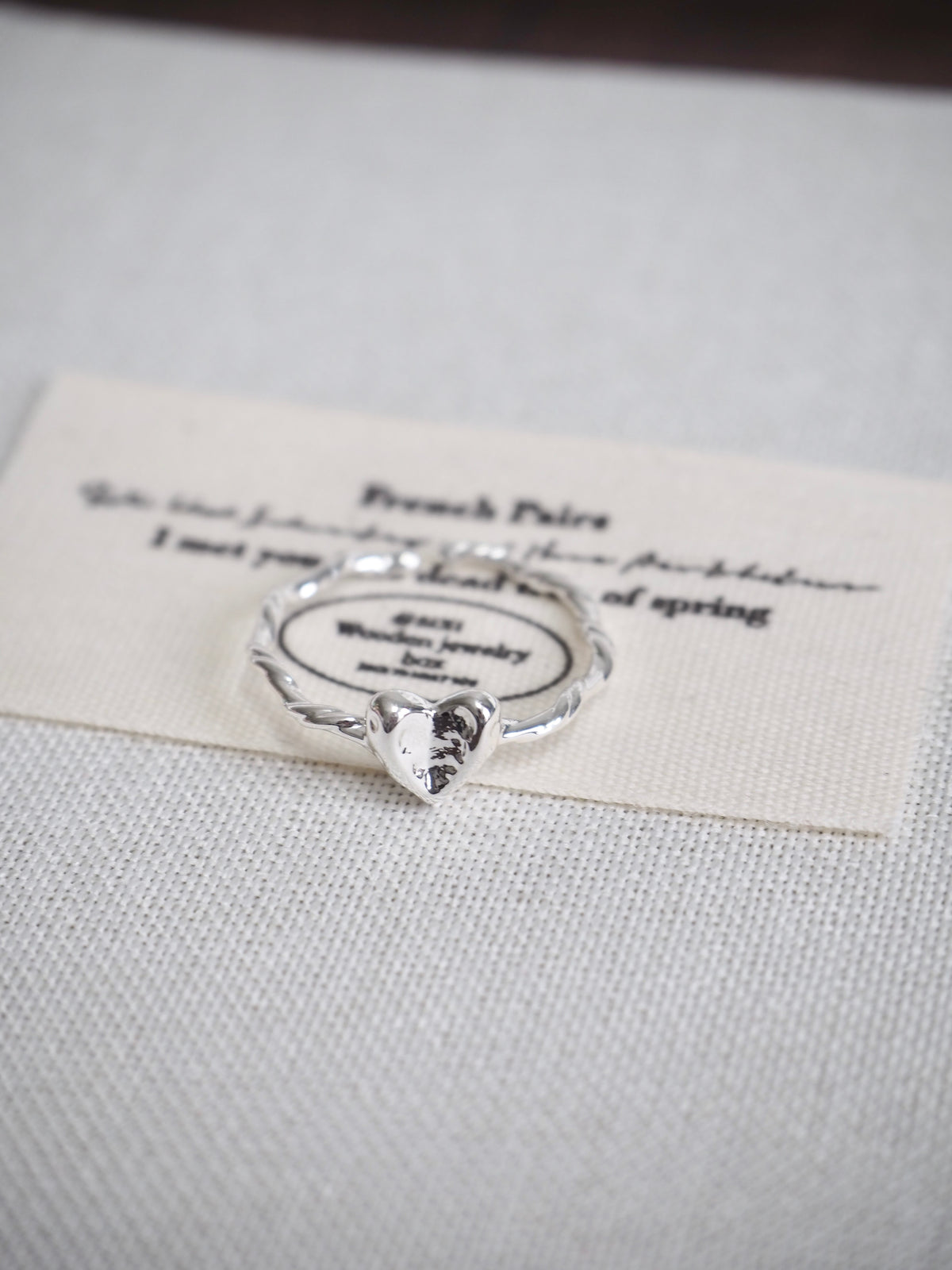 mini heart daily ring
