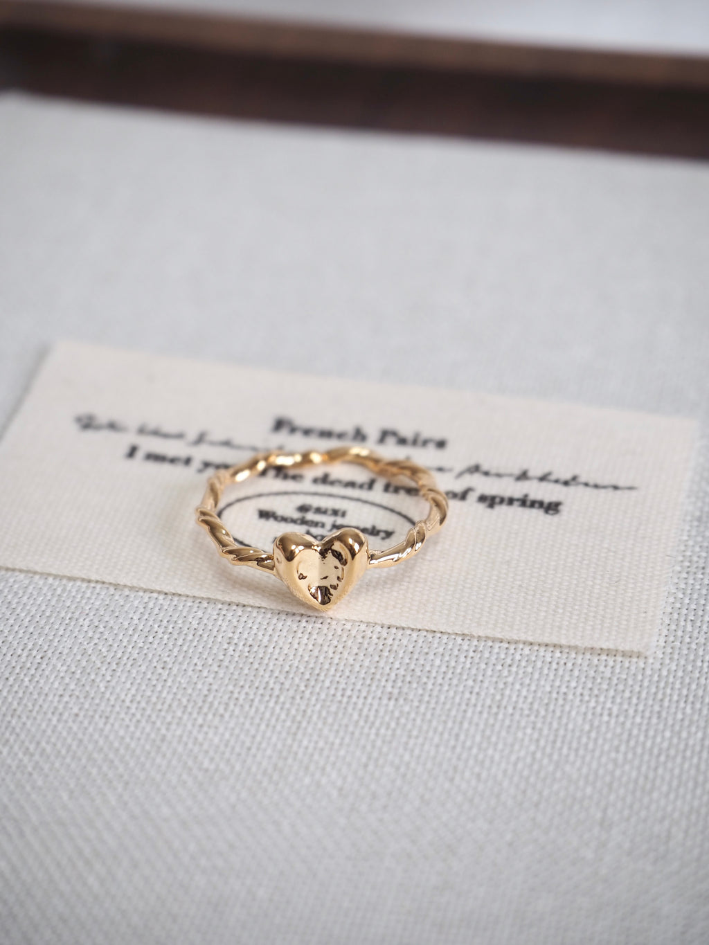 mini heart daily ring