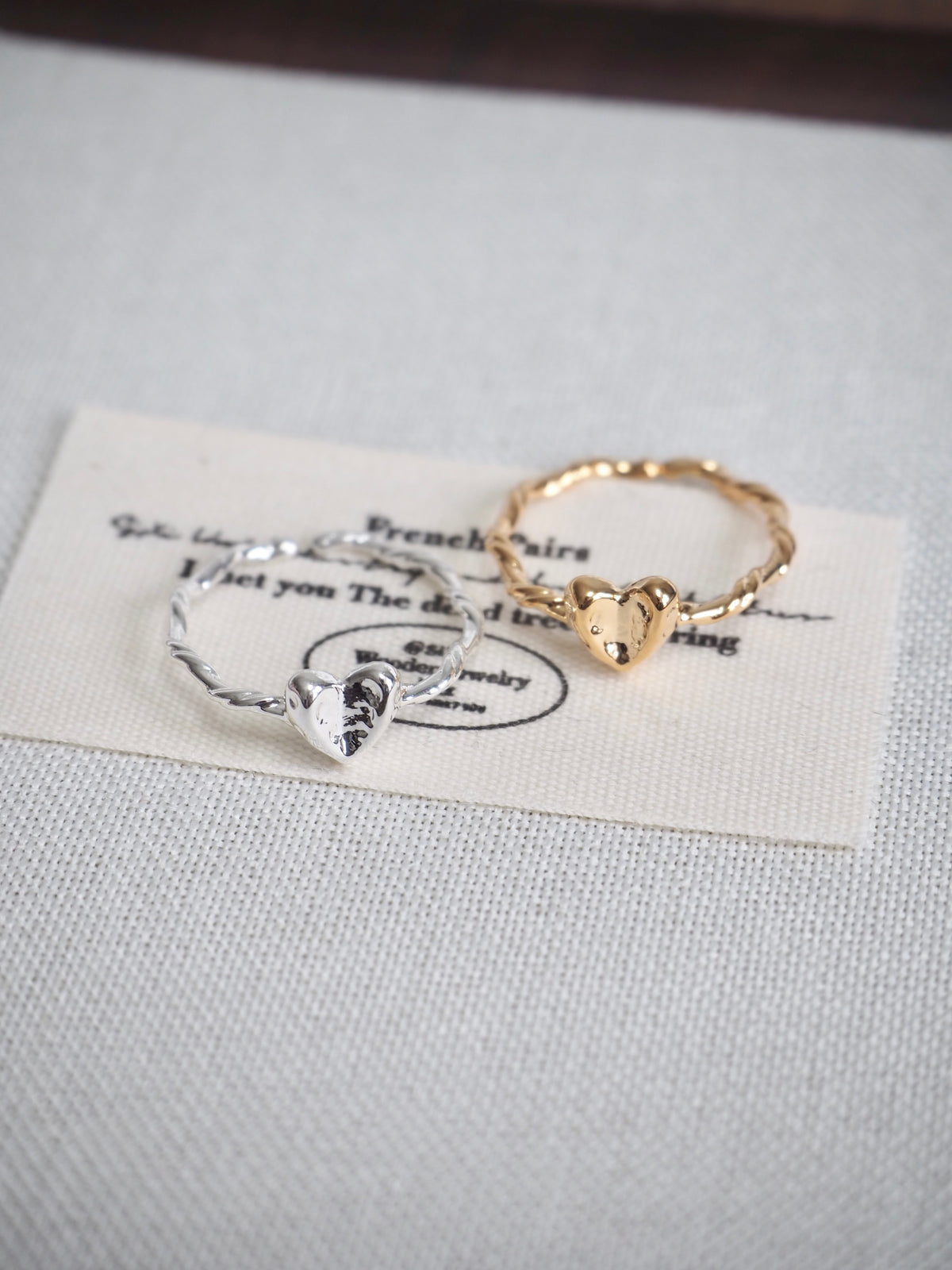 mini heart daily ring