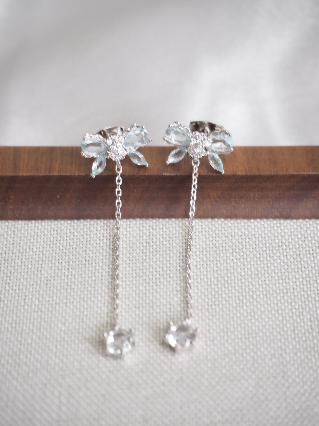 celestine ribbon earrings