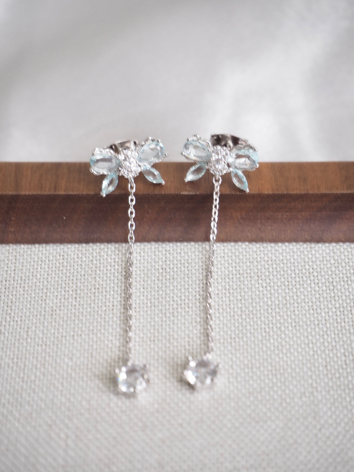 celestine ribbon earrings