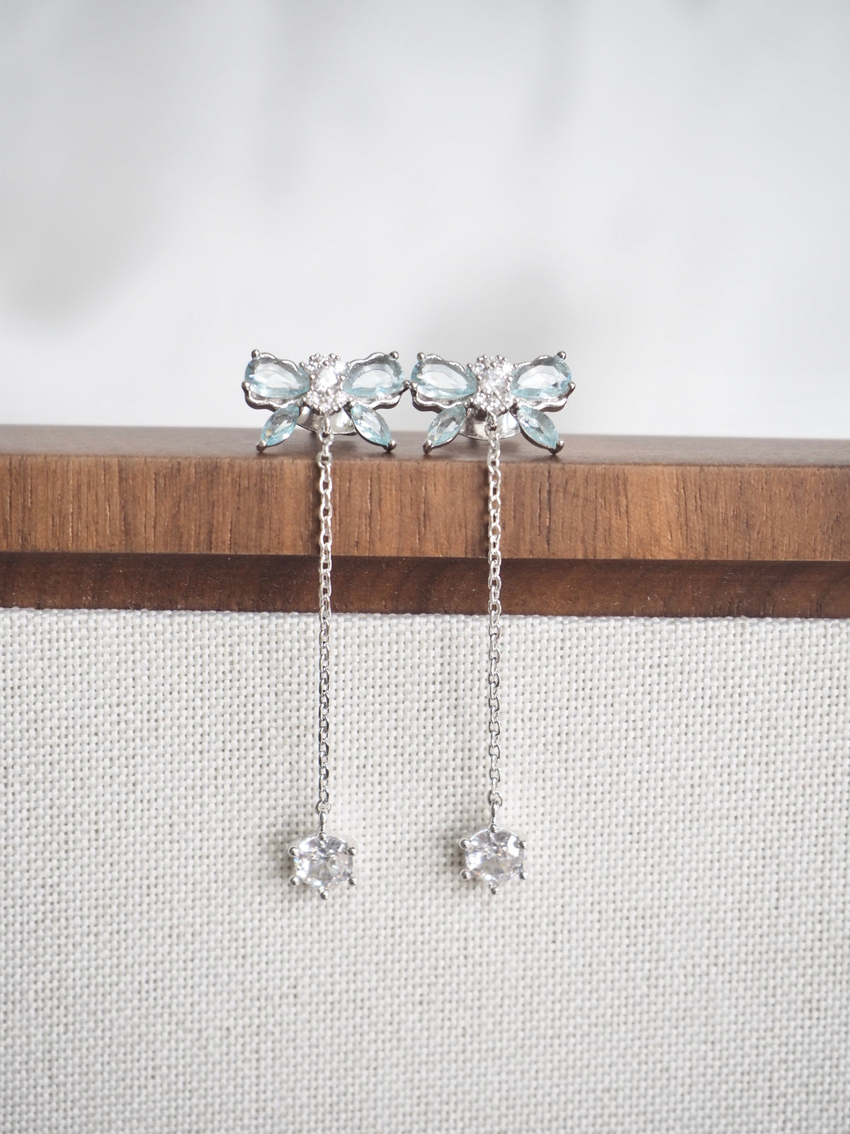 celestine ribbon earrings