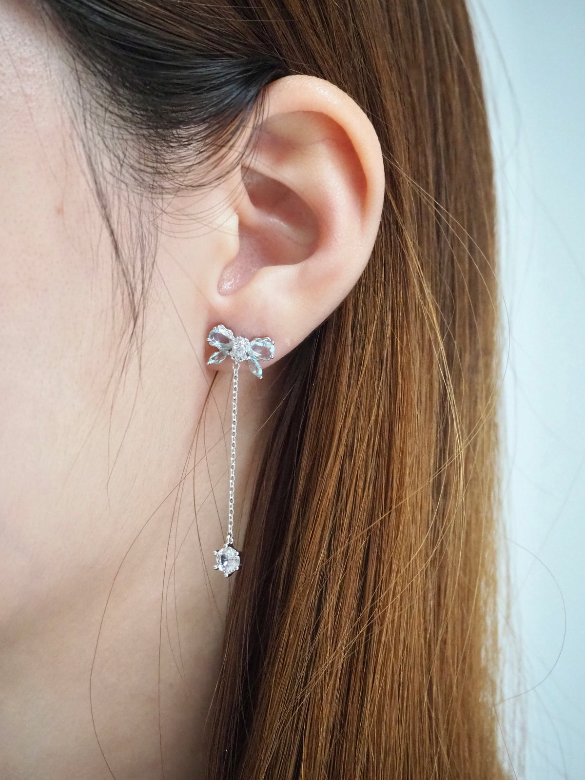 celestine ribbon earrings