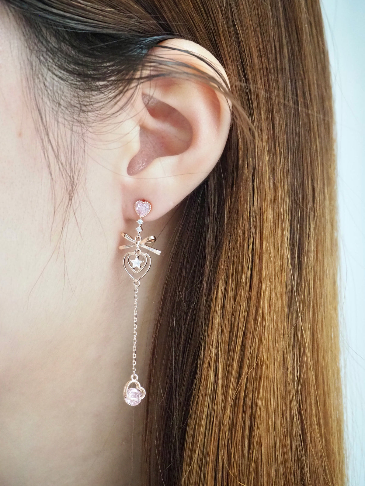 belle cascade earrings