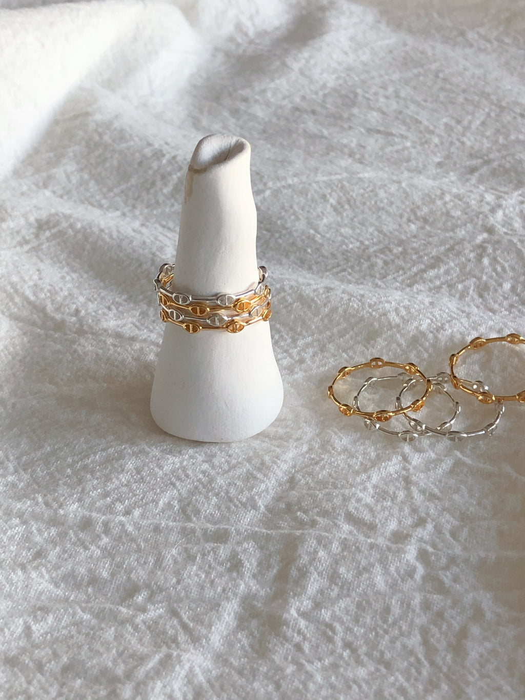 [925silver] mini chandelier ring