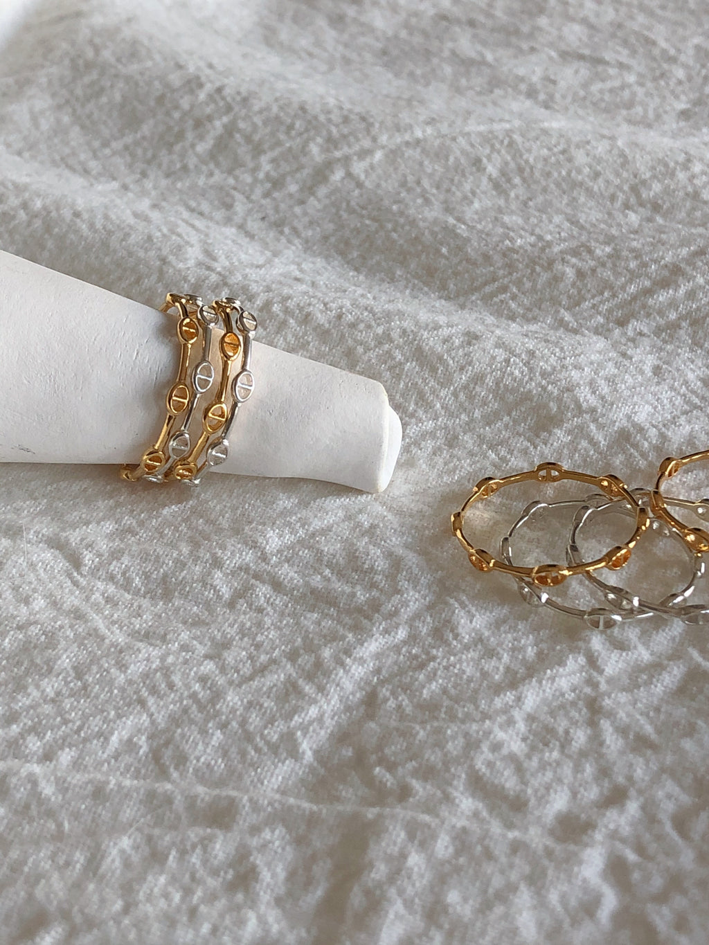 [925silver] mini chandelier ring