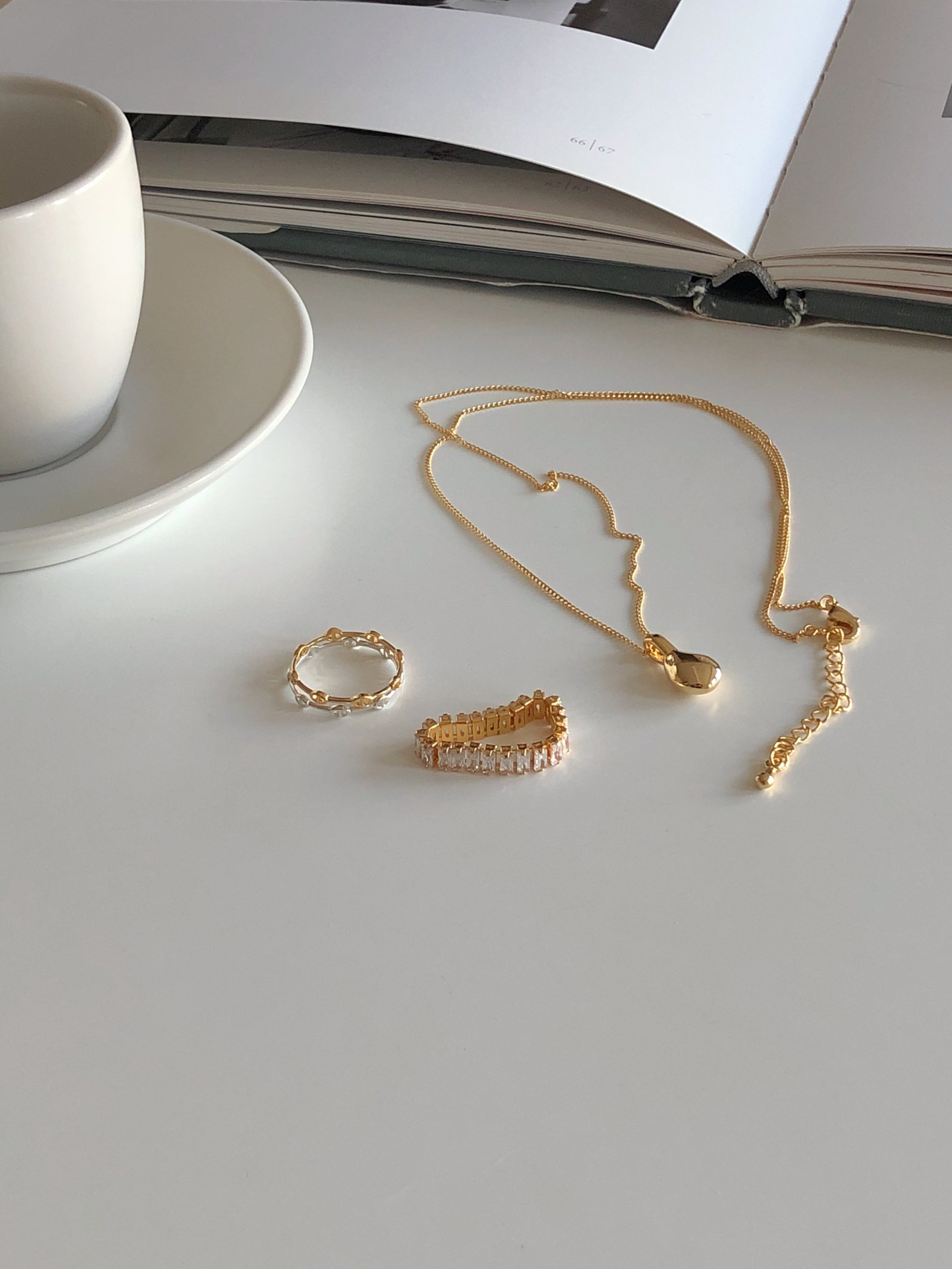 [925silver] mini chandelier ring