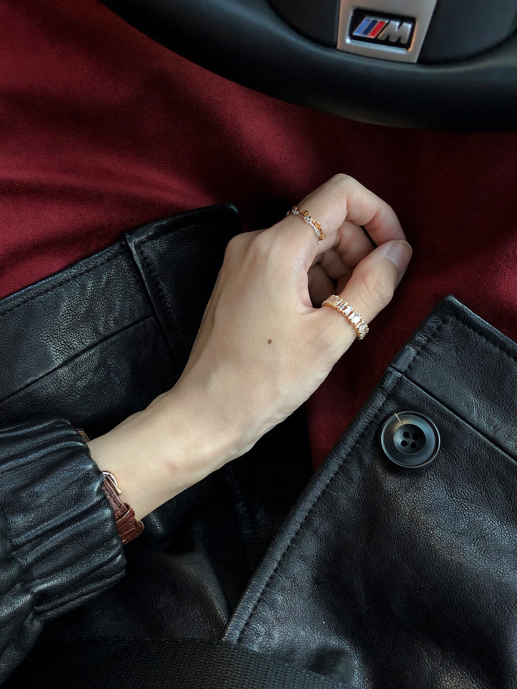 [925silver] mini chandelier ring