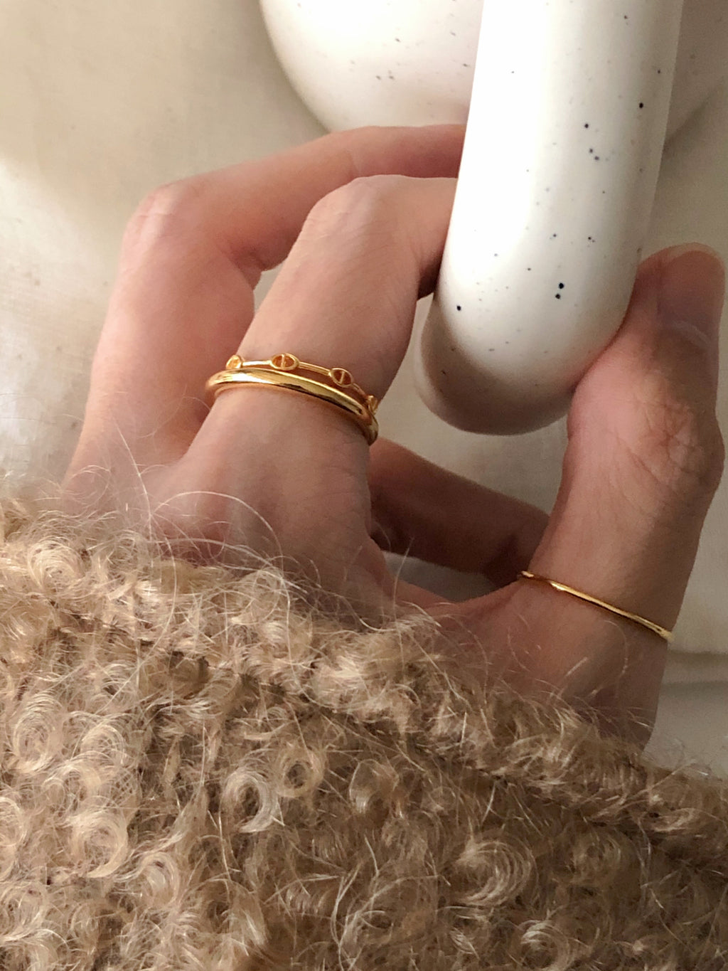 [925silver] mini chandelier ring