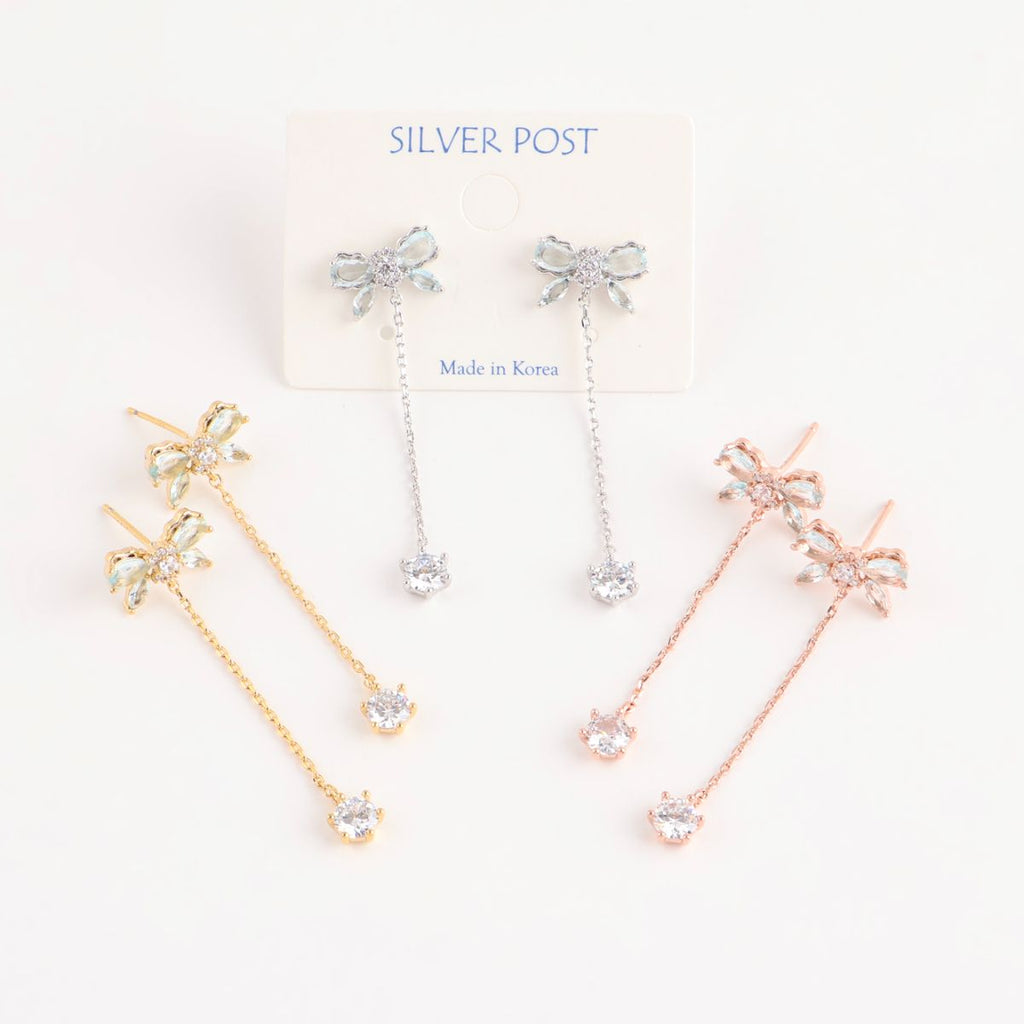 celestine ribbon earrings