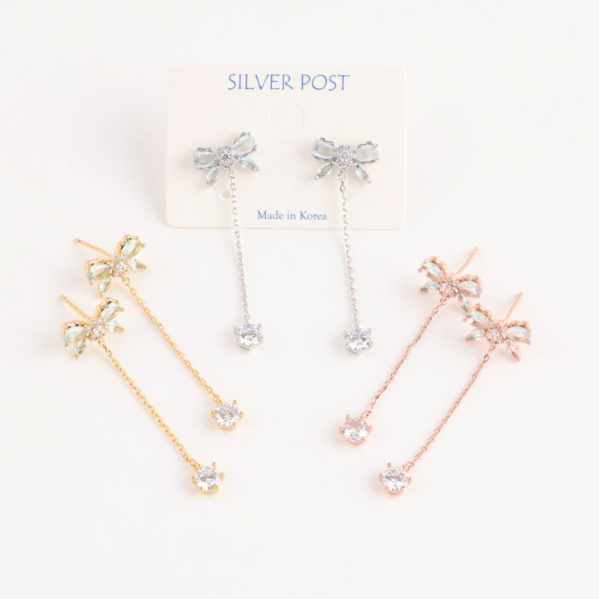 celestine ribbon earrings
