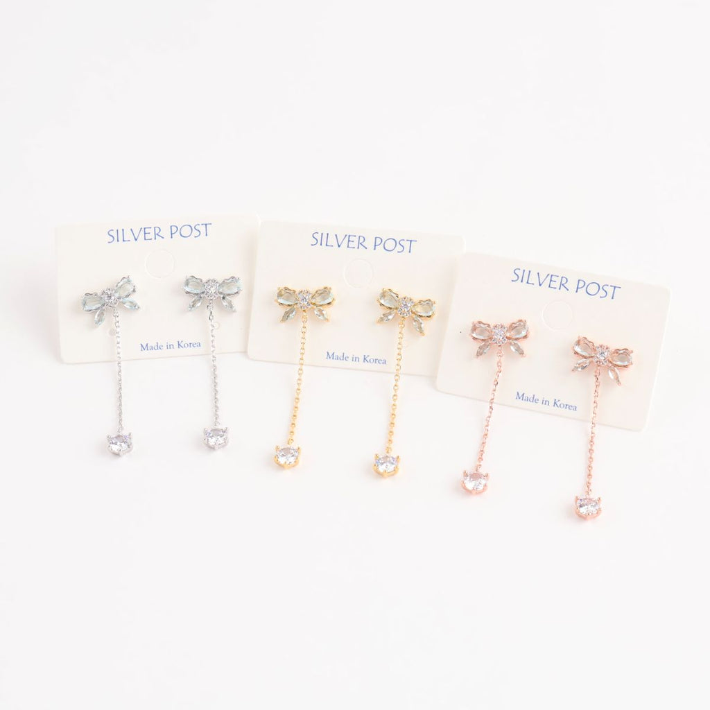 celestine ribbon earrings