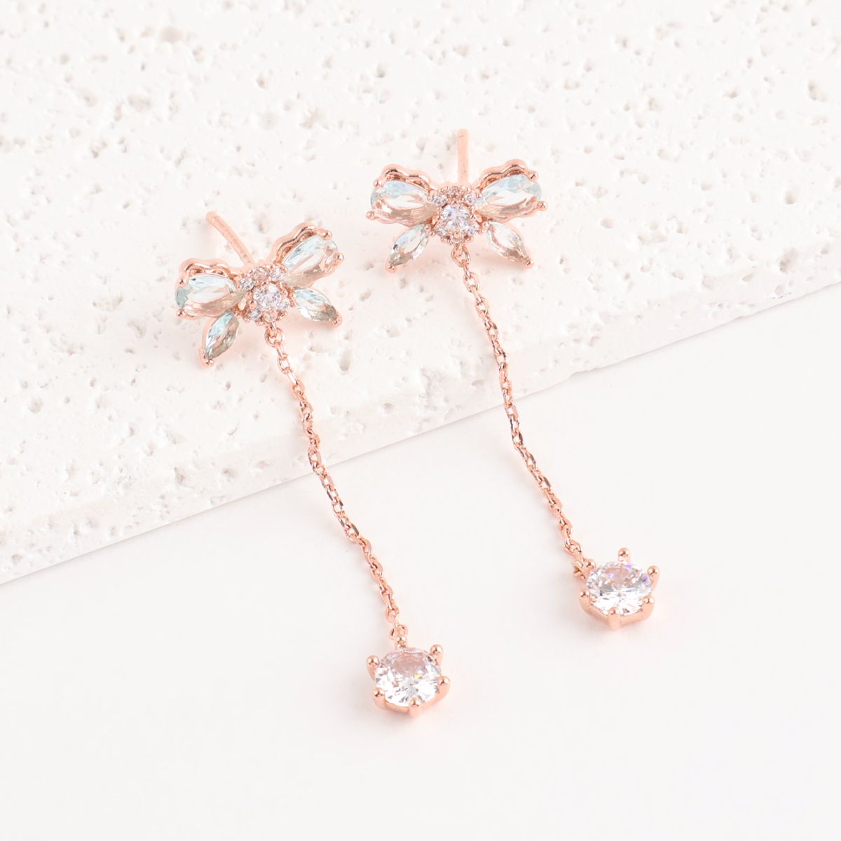 celestine ribbon earrings